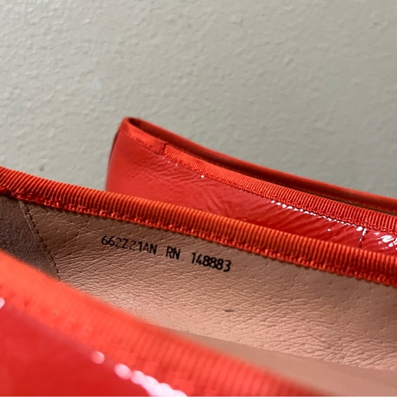 Anthropologie Bibi Lou Heeled Ballet Pumps Red 41 EU 10 US - Picture 11 of 16